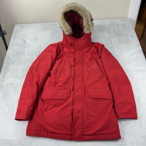 Uniqlo Ultra Warm Hybrid Down Parka Men's Size Medium with Fake Fur Hood 419992